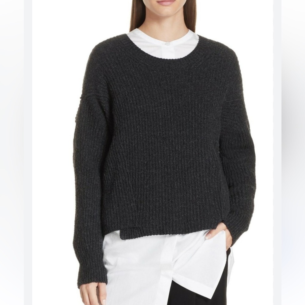 Vince Dark Gray Crew Neck Sweater
